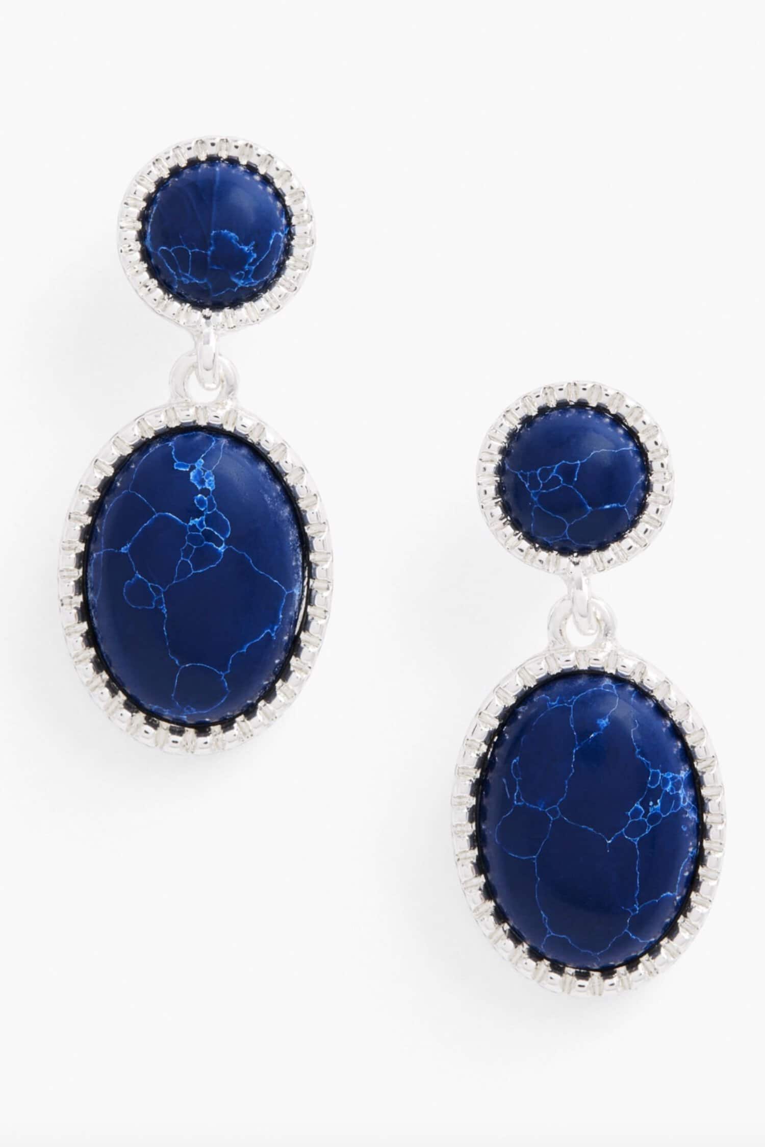 Talbots, Mother's Day, gifts, gift guide, earrings, stone earrings, bezel set earrings 