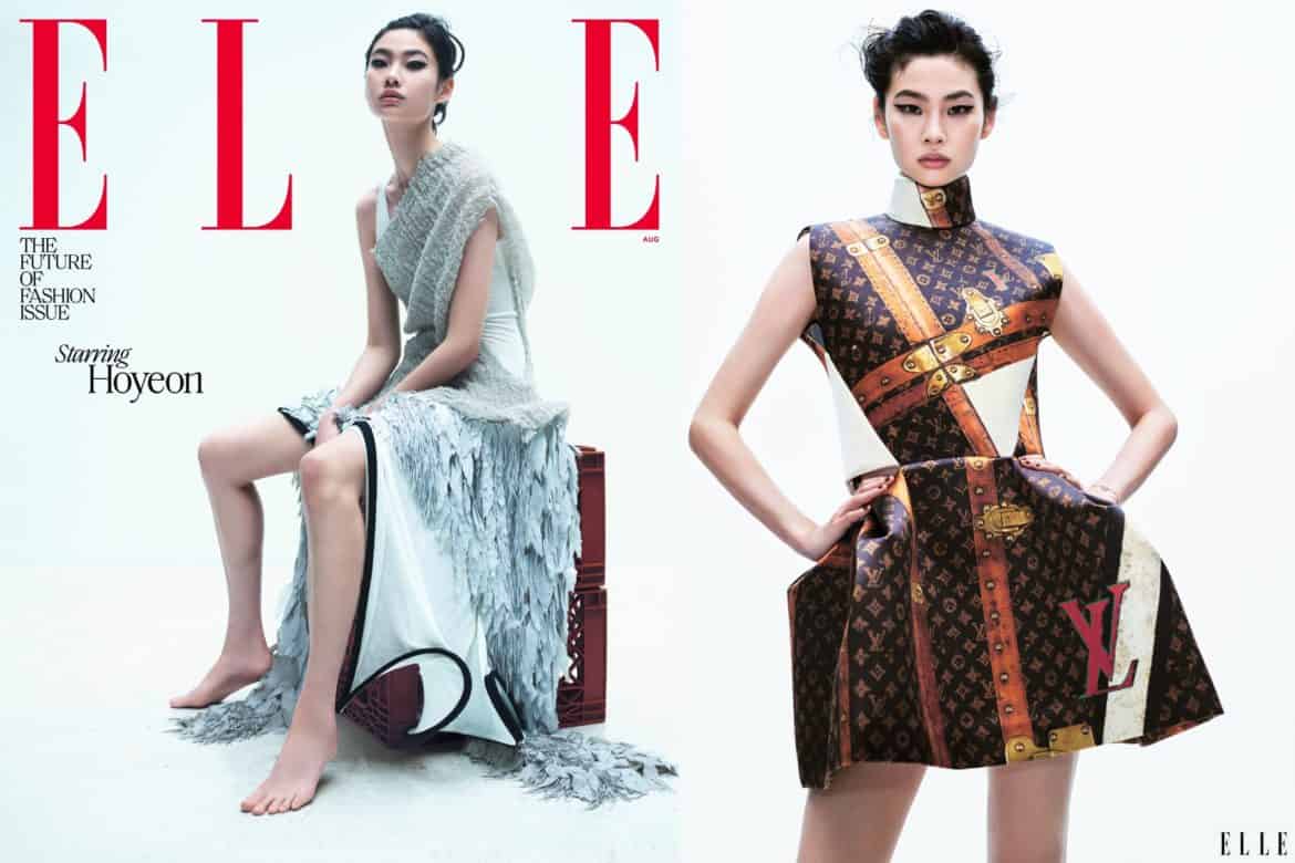HoYeon, HoYeon Jung, Elle, Elle magazine, magazines, editorials, Mario Sorrenti, Nicola Formichetti