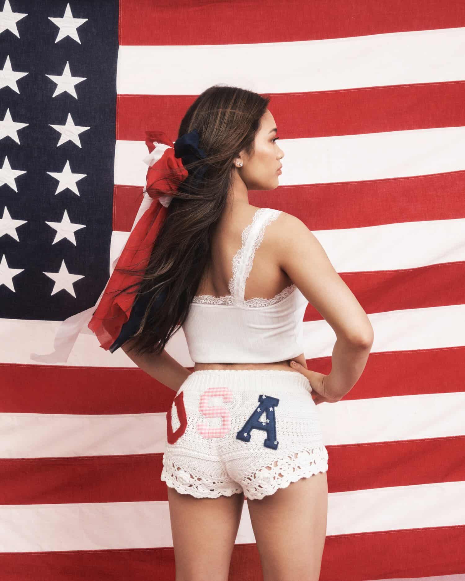 Suni Lee, LoveShackFancy, Rebecca Hessel Cohen, Olympics, Team USA, fashion, collaborations, capsule collection