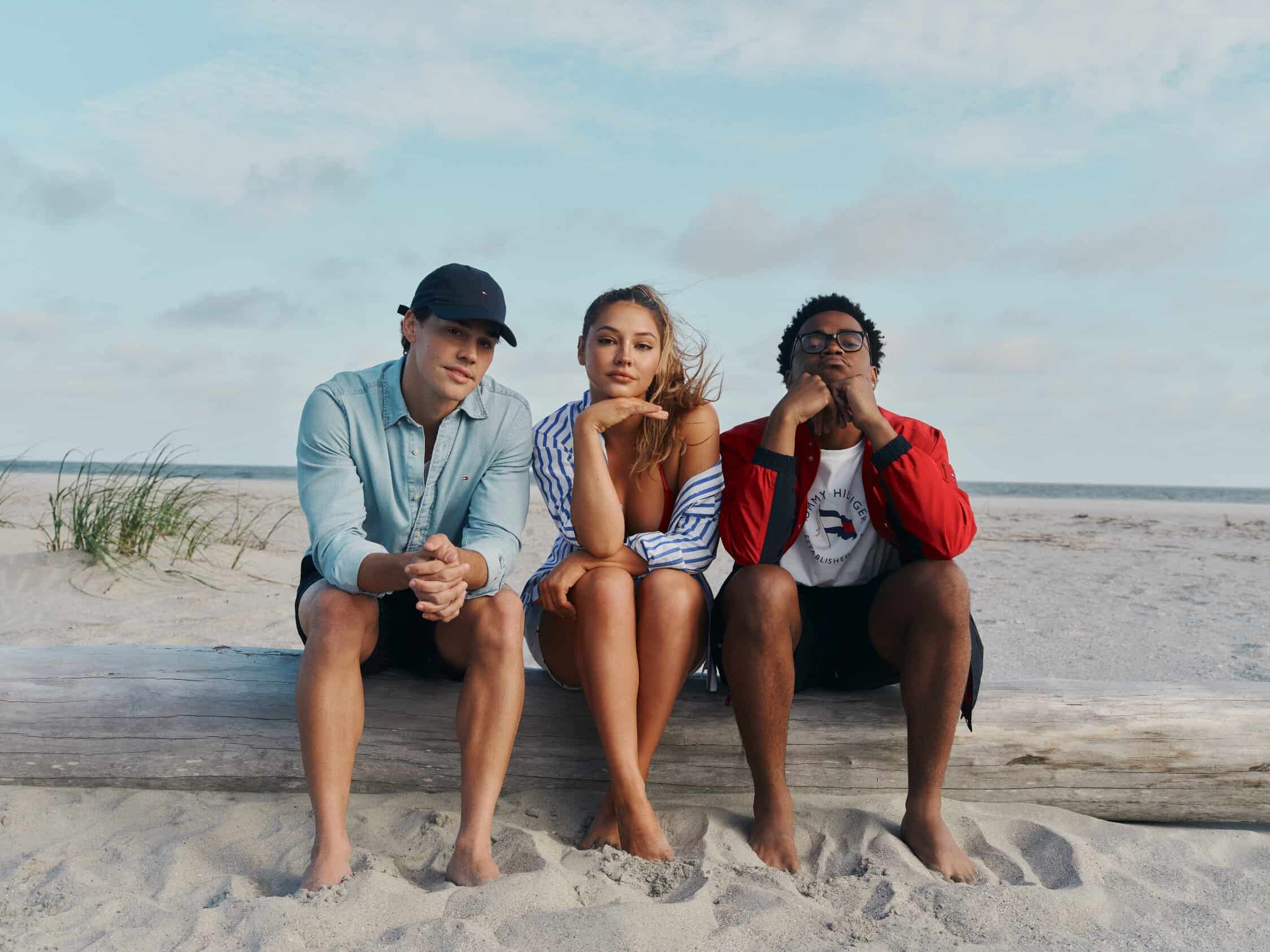 Tommy Hilfiger, campaigns, summer, summer 2024 campaigns, Noah Beck, Madelyn Cline, Michael Rainey Jr., Madison Bailey, fashion