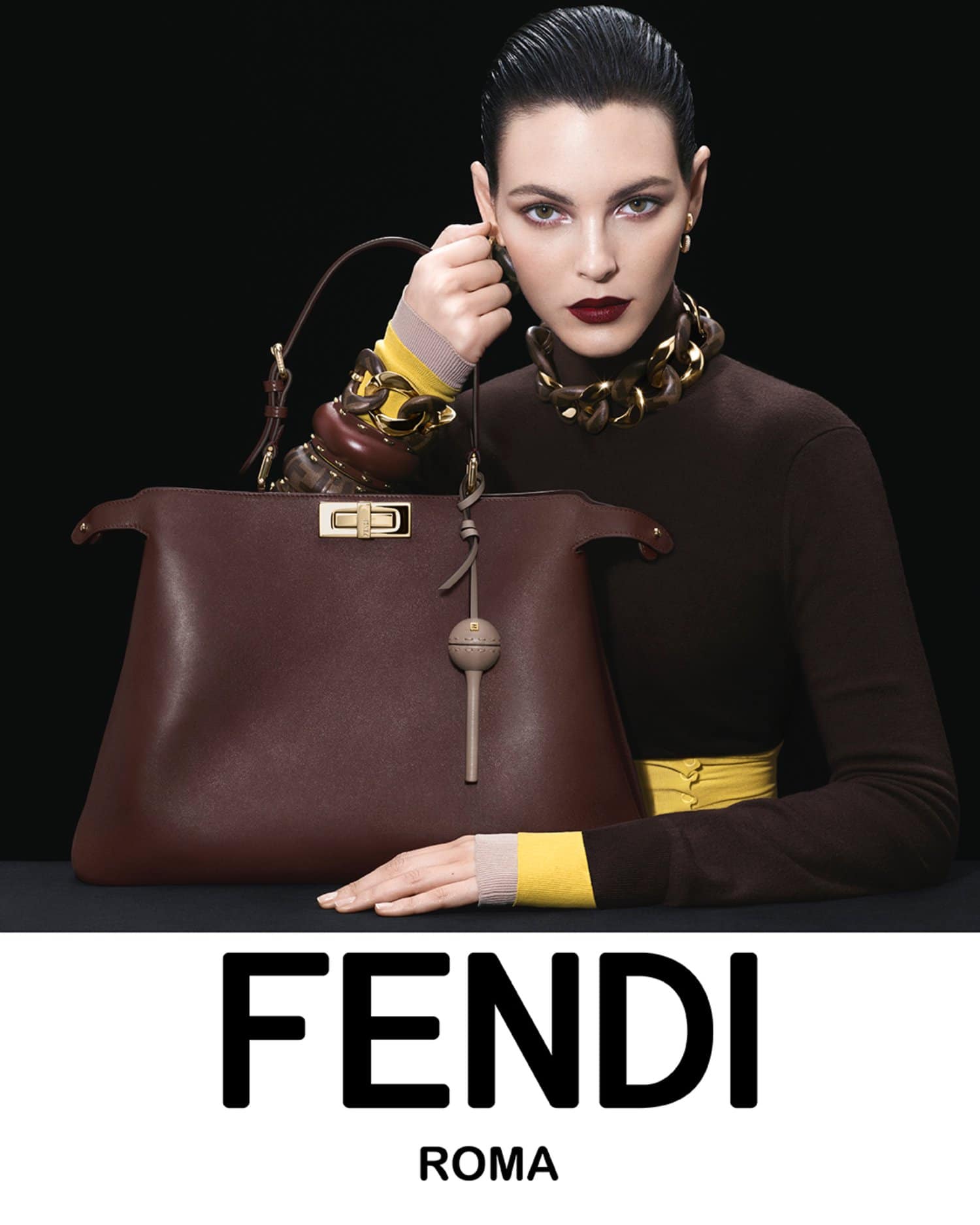 Fendi, Vittoria Ceretti, Kim Jones, fashion, campaigns