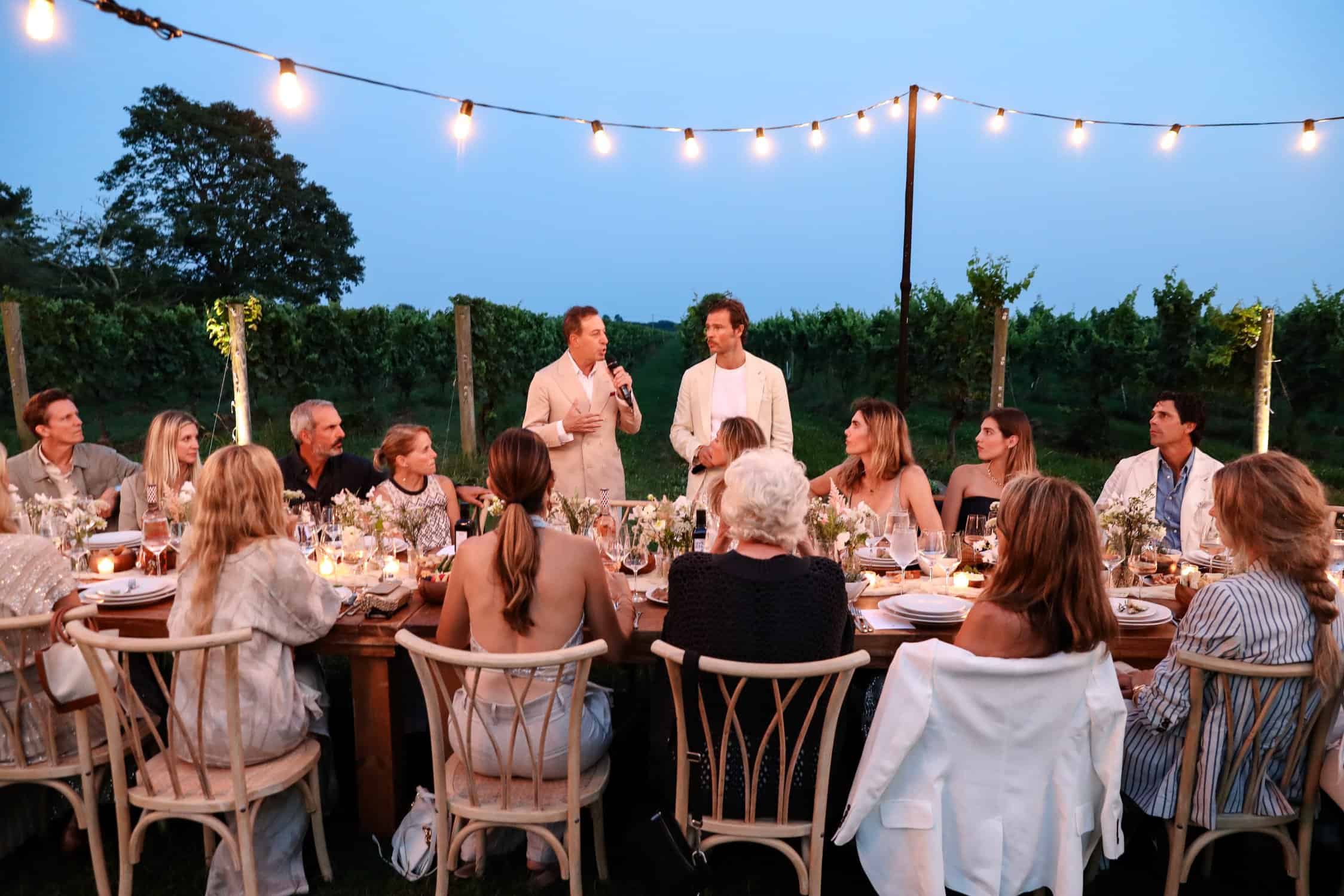 Brunello Cucinelli, Wölffer, events, parties, dinner, Wölffer Estate Vineyard, The Hamptons