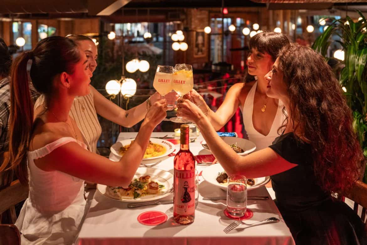 Emily in Paris, Lillet, Cafe de Lillet, events, wine, collaborations, parties