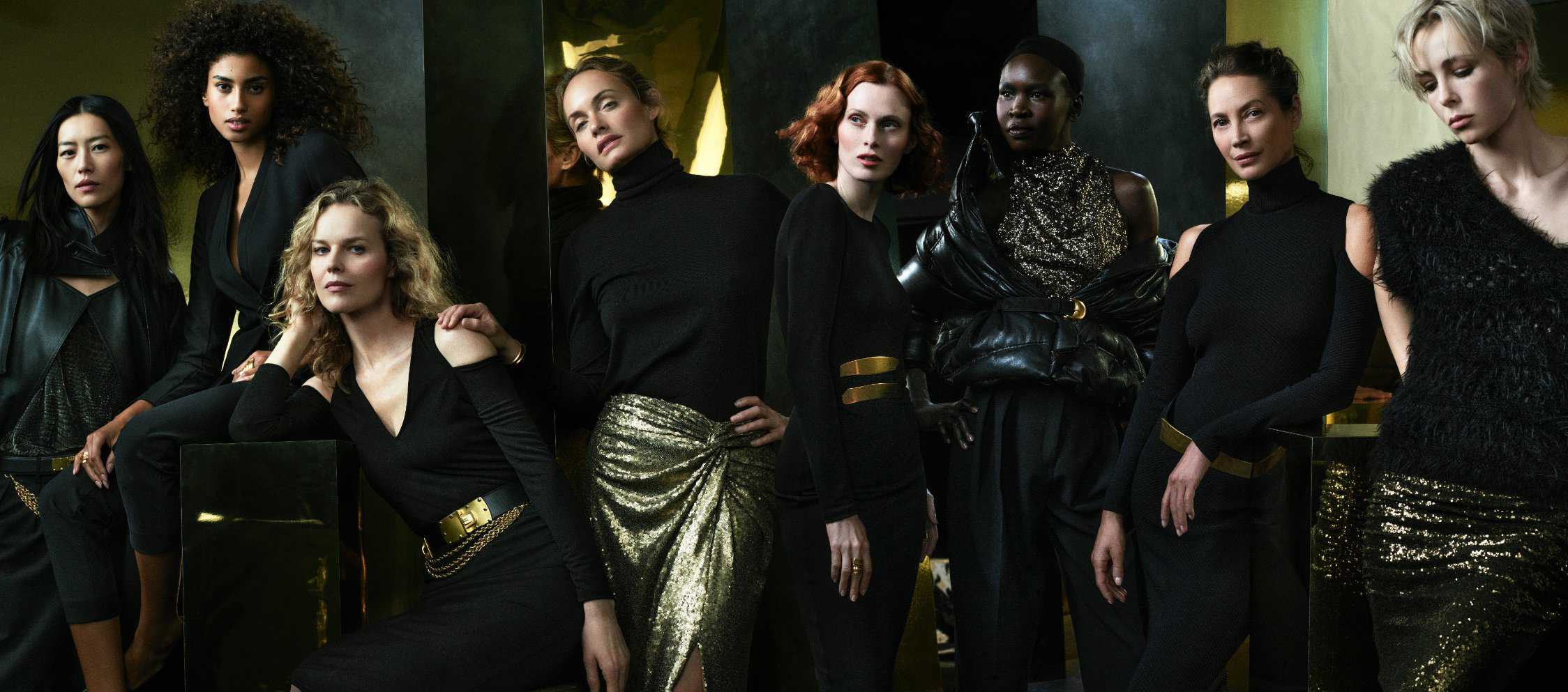 Donna Karan, Donna Karan New York, fashion, campaigns, Christy Turlington, Amber Valletta, Alek Wek, Karen Elson, Imaan Hammam, Eva Herzigova, Edie Campbell, Liu Wen