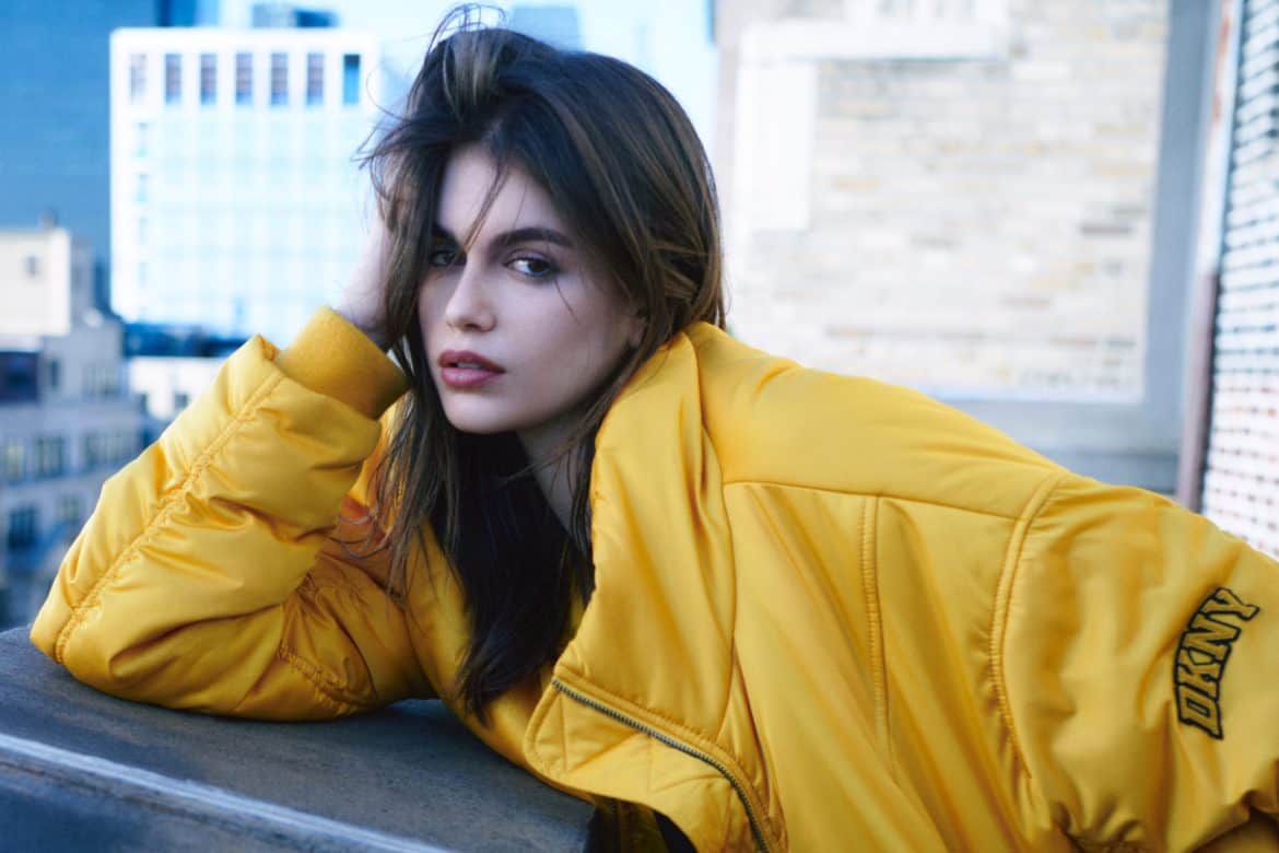 DKNY, Kaia Gerber, fashion, models, campaigns, Fall 2024