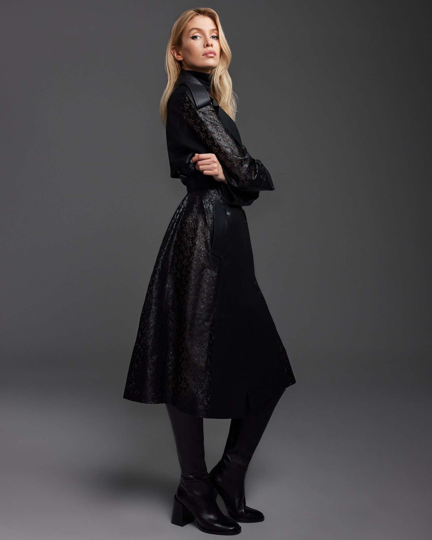 Mackage, Stella Maxwell, Alexander Skarsgård, campaigns, outerwear, Fall 2024, Winter 2024