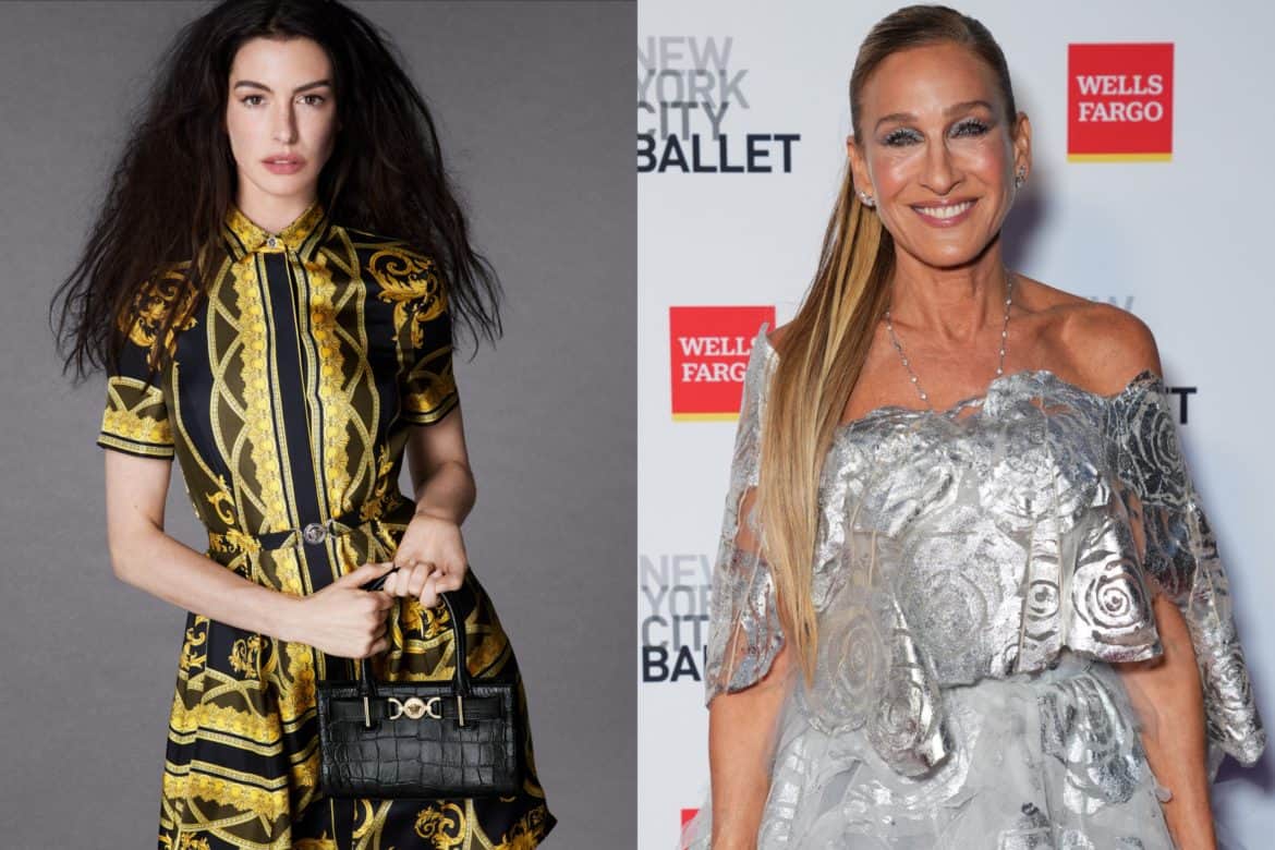 Versace, Anne Hathaway, Cillian Murphy, campaigns, New York City Ballet, galas, Sarah Jessica Parker, Rafael Nadal, Assouline, Fifth Avenue, New York City