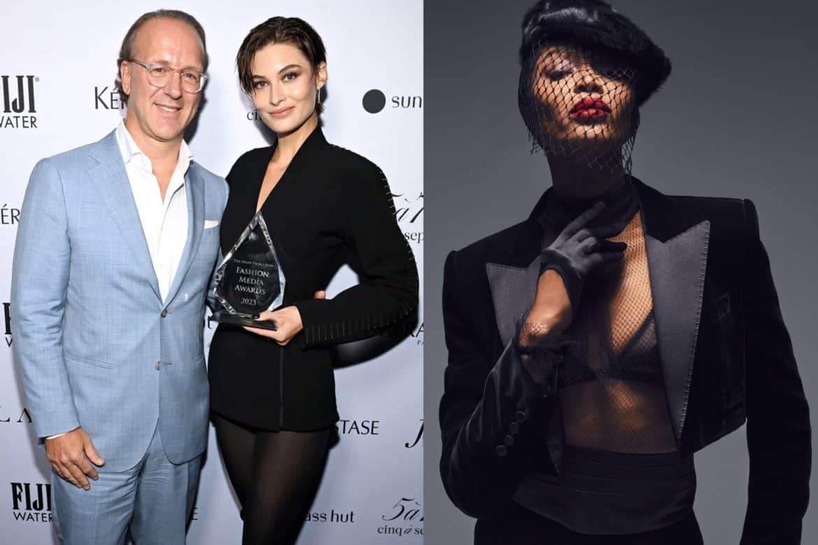 News, daily news, fashion, fashion news, Estee Lauder, Stephane de la Favier, Miu Miu, Rihanna, Savage X Fenty, Naomi Campbell, V magazine, Anne Hathaway, Vogue