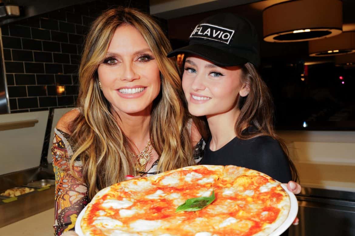 Heidi Klum, Crazy Pizza, restaurants, events, parties, collaborations