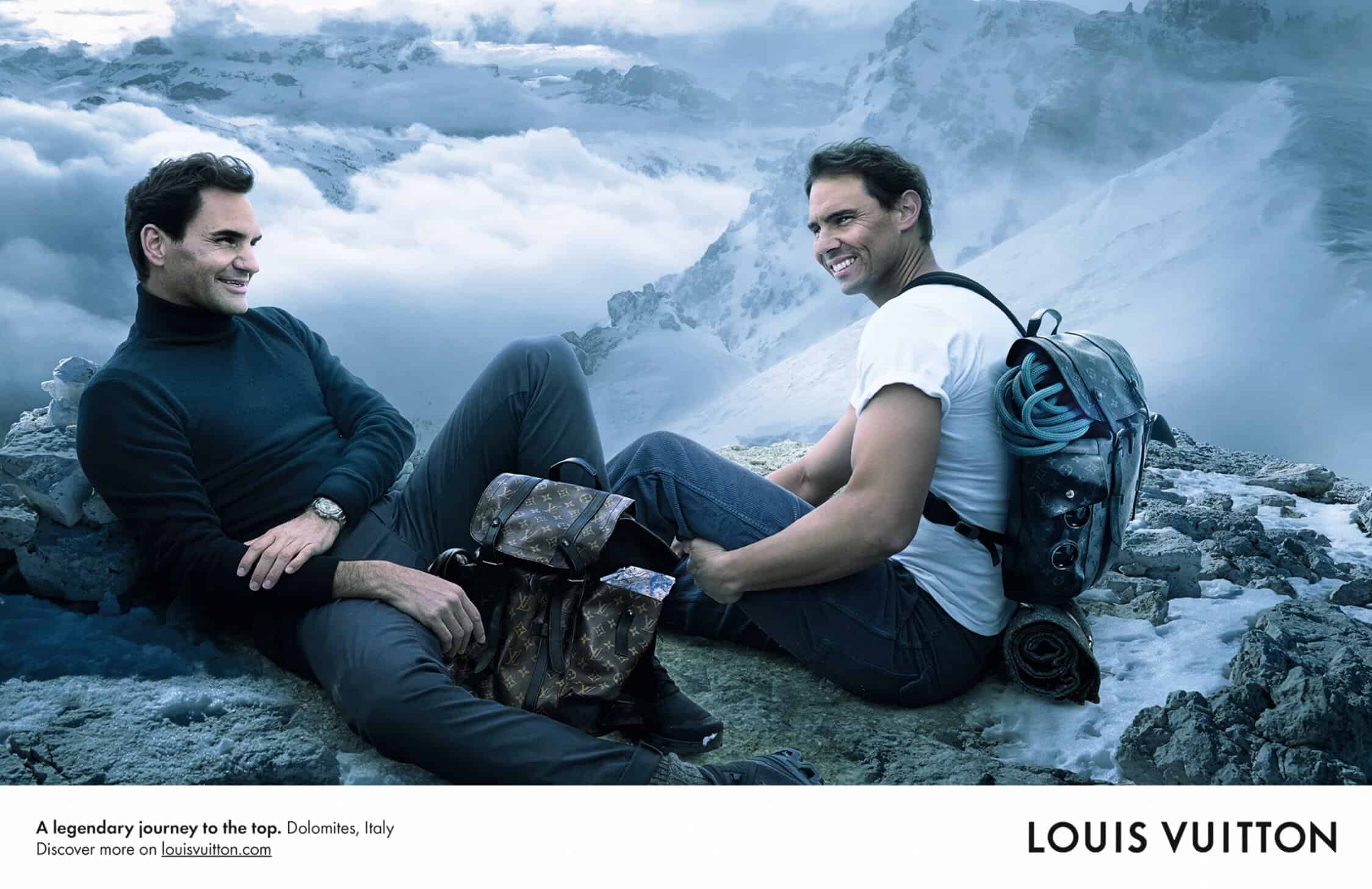 Louis Vuitton, Roger Federer, Rafael Nadal, campaigns