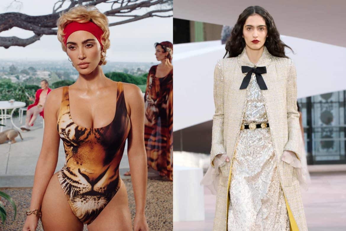 Notizie quotidiane, Kim Kardashian, SKIMS, Roberto Cavalli, The Cinema Society, Chanel, rivista, Net-A-Porter