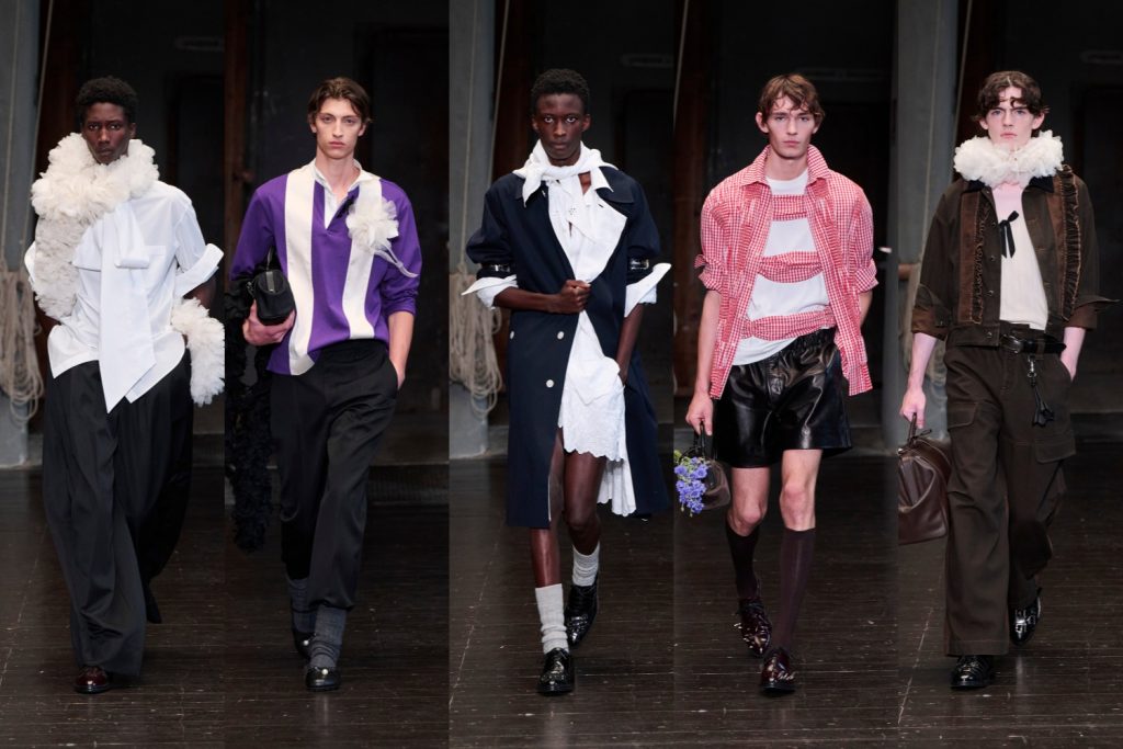 Soft Boys Rule at Simone Rocha’s Debut Menswear Show