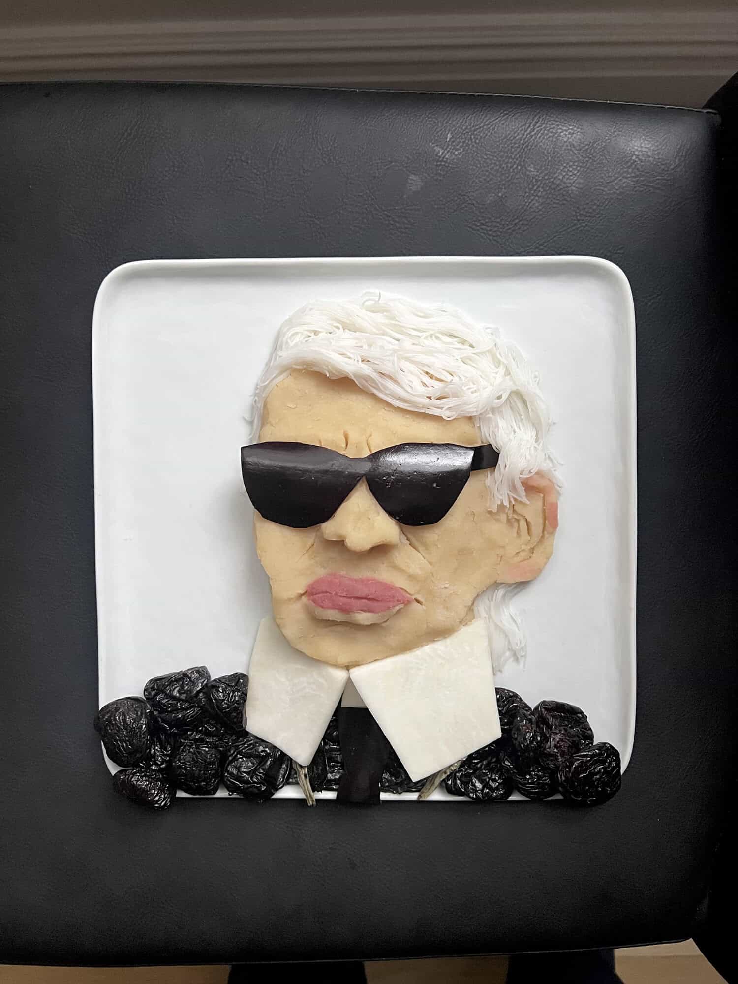 Karl Lagerfeld, Donatella Versace, Bad Bunny as Food Art!
